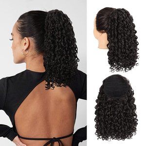 14 Inch Curly Drawstring Ponytail Extension